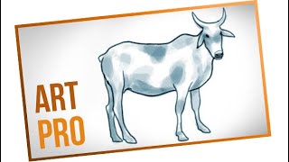 Como Dibujar una VACA 🐄 [Muy facil y paso a paso]