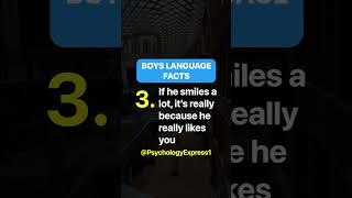 5 Boys Language Facts… 👦 #shorts #boyfacts #crush #relationship