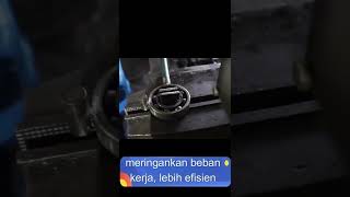 Alat penekuk besi praktis bahan tebal