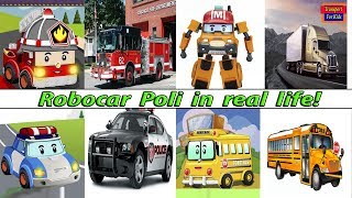 Robocar Poli in real life! Educational video for kids! New cartoons about cars 26