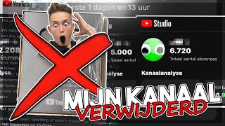 HOE YOUTUBE MIJN PLAYBUTTON BLOKKEERT! ( KANAAL VERWIJDERD )