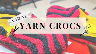 D.I.Y | VIRAL TIK TOK YARN CROCS | The Pimpstress