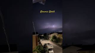 Fulmine | Lightning Italia 😱😱🇮🇹⚡️🌩️ #shorts #lightning #fulmine #italy #amazing #alert