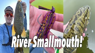 Using Football Jigs to Catch Smallmouth Bass!