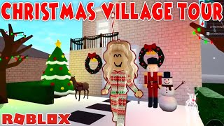 Bloxburg New Christmas Update! Making A Christmas Village!