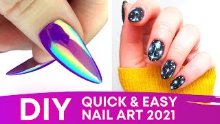 Trendy Nails Art 2021💅 | DIY Marble Nails, Cat Eye Nails & More!