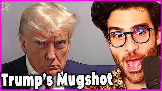 HasanAbi Reacts to Donald Trump's Mug Shot Released