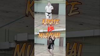 KARATE vs MUAYTHAI. #martialarts #karatespirit #боевыеискусства #муайтай #тайскийбокс #единоборства