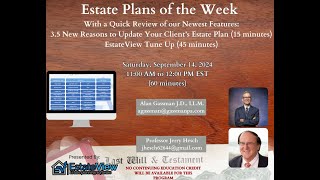 Estate Plans of the Week: With a Quick Review of Our Newest Features