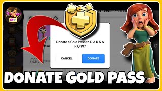 This is insane 🔥How to donate Gold Pass to anyone ✓2023 Guide | clash of clans @WARRIORIAN