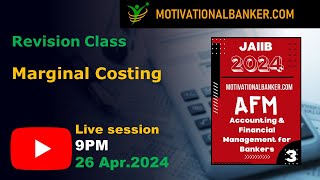 🔴JAIIB-AFM Live Class - Target June 2024 - 26 April @9 PM