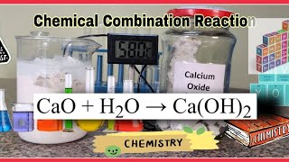 Chemical Reaction of Calcium Oxide with Water