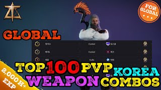 Top 100 PVP Weapon Combinations on Korea - Throne and Liberty Best weapon combination