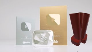 Youtube Play Buttons & Creator Awards  Evolution