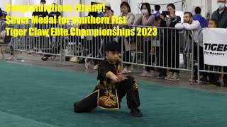 Ethan, Nanquan (Southern Fist) Silver Medal, Tiger Claw 2023