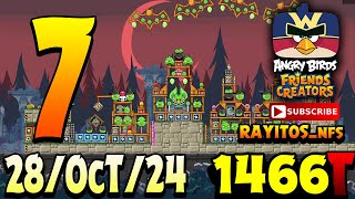 Angry Birds Friends Level 7 Tournament 1466 Highscore  POWER-UP walkthrough