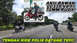 POLIS DTG TEPI MASA RIDE | PENGALAMAN BARU UNTUK AKU!