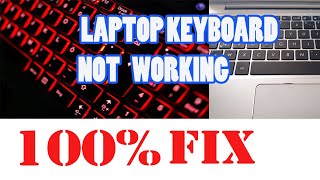 How to Fix Laptop Keyboard Not Working EASY FIX 2020 [Solved]