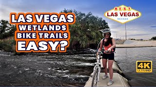 Best in Vegas | Vegas Wetlands Bike Trail | Amazing Views 4K | Ride With Us!