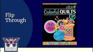 ColorIt-Colorful Quilts Adult Coloring Book