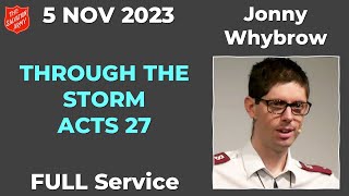 Through the Storm - Jonny Whybrow - Acts 27 (FULL Service)