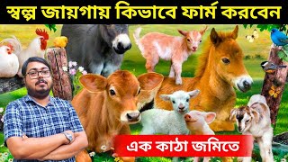 স্বল্প জায়গায় কি করে ফার্ম তৈরি করবেন। মাত্র এক কাঠা জমিতে।