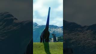 Brachiosaurus Almost Stepped On Me #dinosaur #jurassicworld #jurassicworldevolution