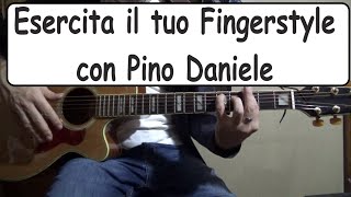 O' ssaje come fa o core - Pino Daniele - Arpeggio chitarra (New)