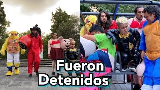 Fofo Márquez, Rey Grupero y 'Lady Wuu' hacen bromas en la calle y terminan detenidos por policías