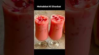 How to make Mohabbat ki sherbat with watermelon  Delhi famous || homemade || watermelon  || trending