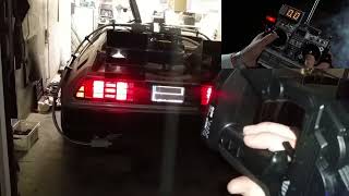 Back To The Future REAL Remote controlled Replica Braking test