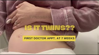 Is it twins?? - FIRST BABY APPT. at 7 weeks!