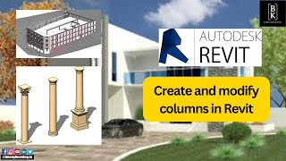 Create and modify columns in Revit Architecture | Civil Engineering | BK Engineering