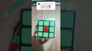 pov : Bangladesh flag on 4 type of Rubik's cube #rubikscube #shorts