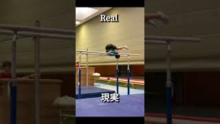 Expectation and Real in gymnastics training