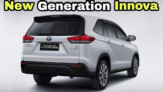 New Generation Toyota Innova Launch With Hybrid Powertrain Innova Crysta Diesel Discontinue