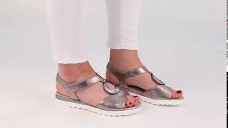 Gabor Ellis Mutaro Metallic Womens Casual Sandals