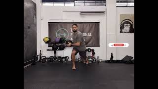 jumping lunges and rotation with medicine ball