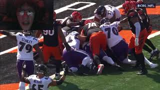 DEFENSE NEED TO STAY OVERNIGHT!!!!!! Leach reacts To Baltimore Ravens VS Cincinnati Bengals Week5!