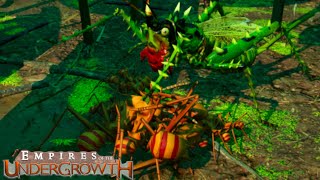 ATAQUE DE GRILOS NA COLÔNIA DE FORMIGAS! 🦗 - Empires of Undergrowth #3