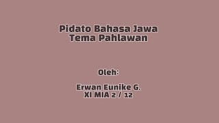 PHIDATO BASA JAWA TEMA PAHLAWAN