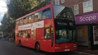 (Going Soon) Journey on the 93 (DOE35, LX58CYE) Optare Olympus Dennis Trident