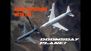 Awesome video of KC-46A Pegasus conducting Aerial Refuelling with the E-4B 'Nightwatch'