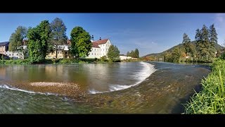 Река Нааб.Место для хорошей рыбалки.River Naab.Germany.