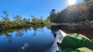 Upper Pawtuxet River South Branch Kayak Camping, Coventry, Rhode Island