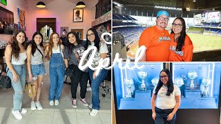 APRIL VLOG (Lights Lacquer pop up, Derek Hough's tour, Marlins game) | Samantha Sophia