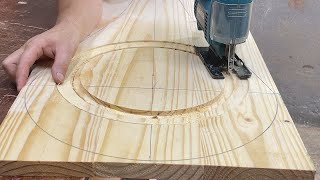 Perfect Woodworking Project // Unique Guitar Style Wall Clock Design Never Seen Before