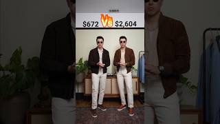 $672 vs $2,604: which side you on? #springfashion #menswear #mensfashion #affordablefashion #suede