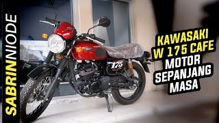 Review Spesifikasi dan Fitur Kawasaki W175 Cafe warna Merah