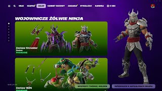 SKLEP FORTNITE 29.08.2024 *SHREDDER, FNCS, WIEDŹMIN, WOJOWNICZE ŻÓŁWIE NINJA, RUFUS*